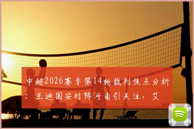 中超2026赛季第14轮裁判焦点分析：王迪国安对阵河南引关注，艾堃执哨申花VS深圳看点何在？